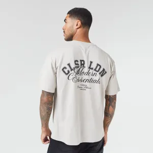 Varsity Back Logo T-Shirt | Chalk