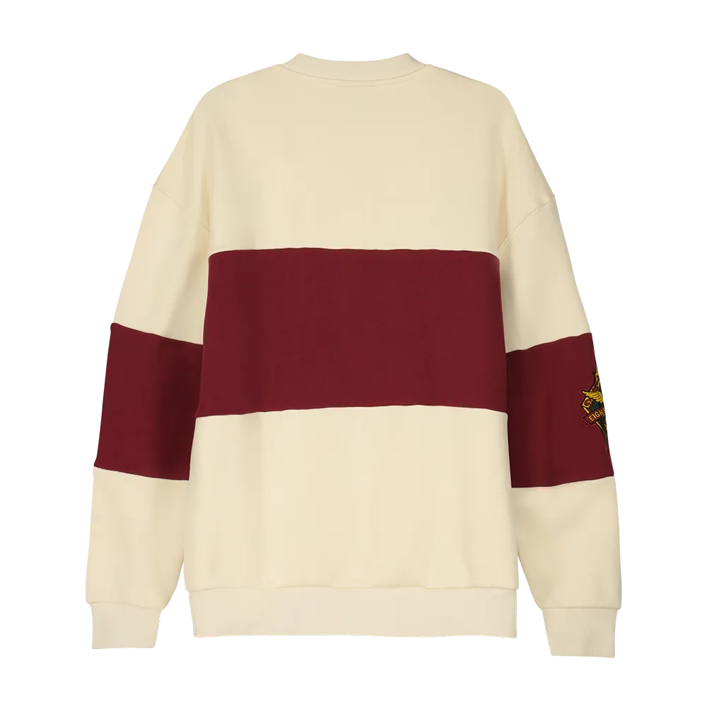 Varsity Cream Crew Neck Sweatshirt