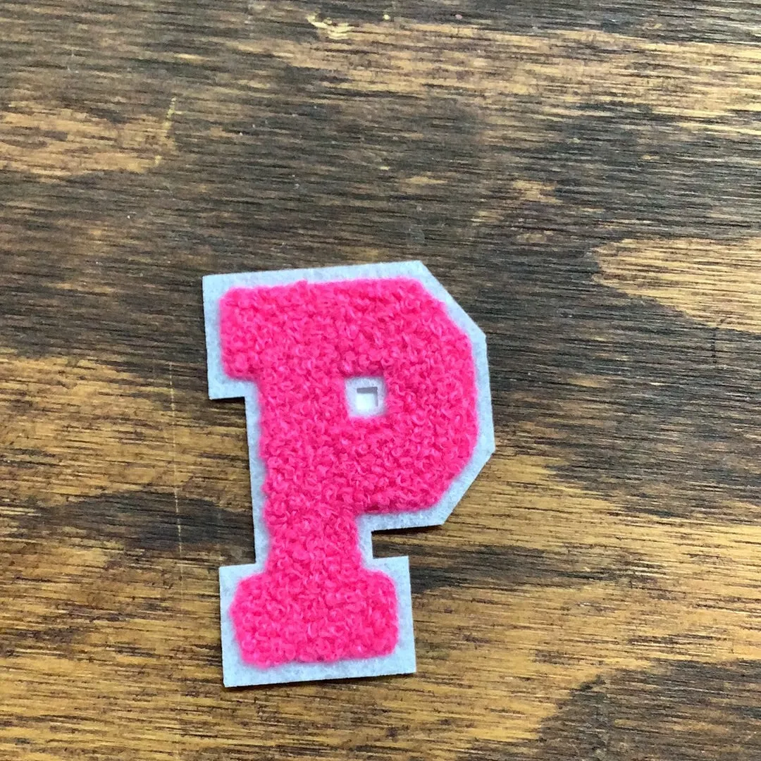 Varsity Letter Patch Chenille Alphabet Mix