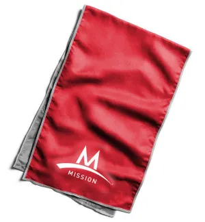 Varsity Microfiber Cooling Towel | Red