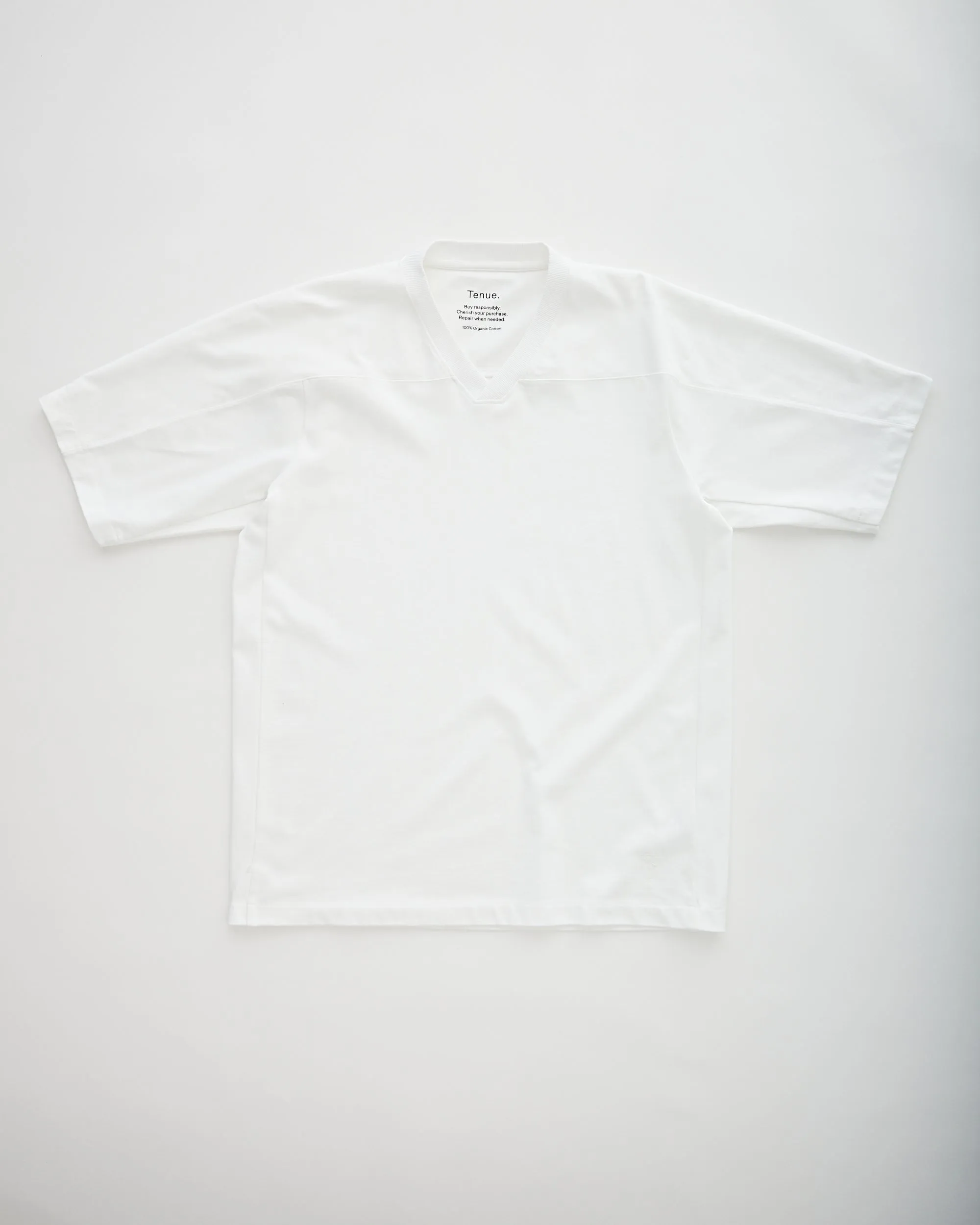 Varsity V-Neck Optic White