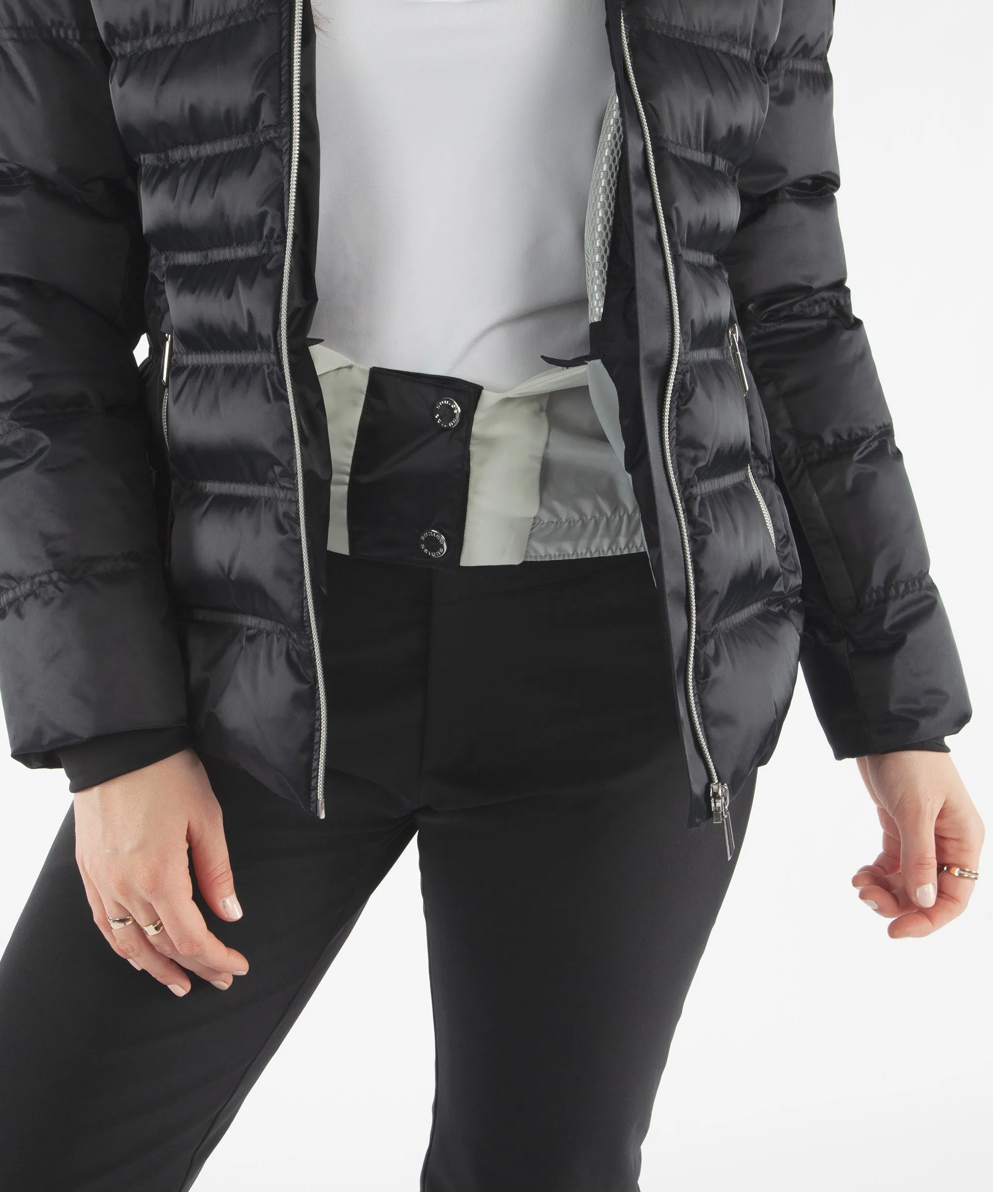 Women's Fiona Waterproof Quilted Stretch Jacket With Removable Fur Ruff