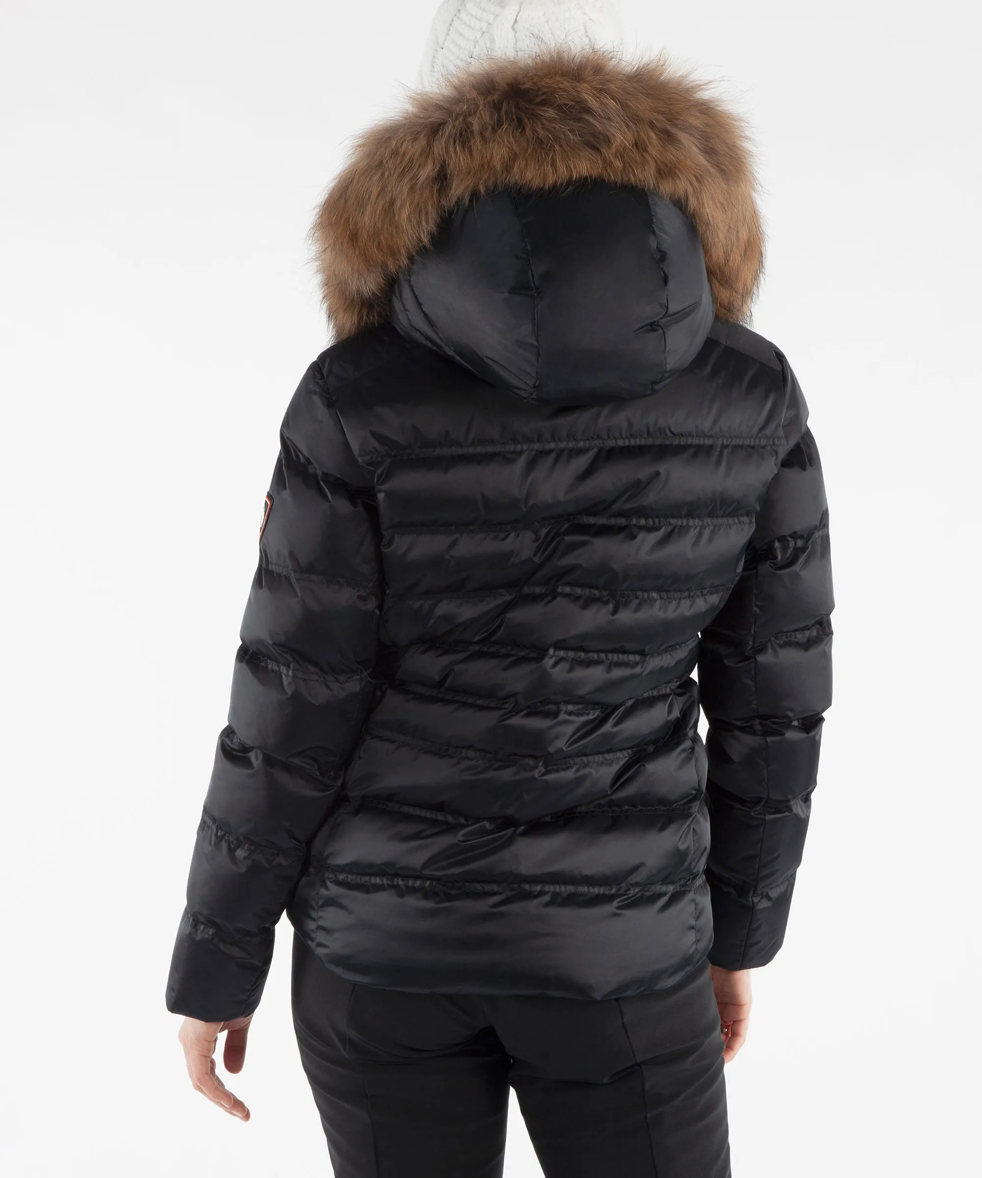 Women's Fiona Waterproof Quilted Stretch Jacket With Removable Fur Ruff